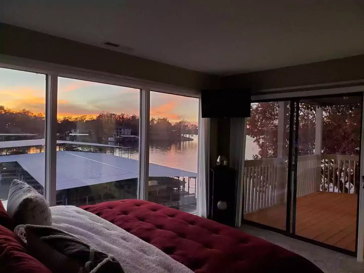 Lake of the Ozarks View from rental home master bedroom