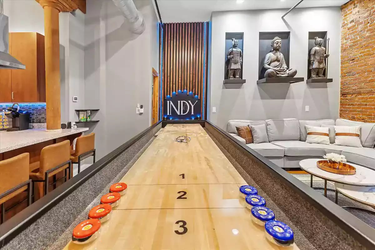 Downtown Indianapolis Loft Group Lodging Rental