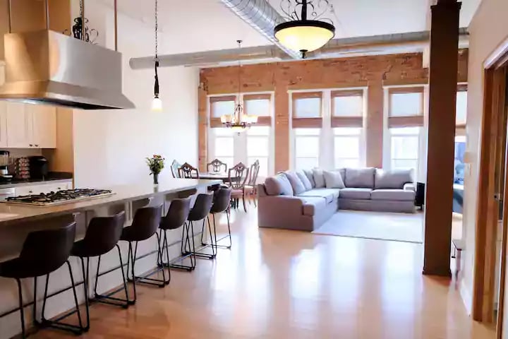 Downtown Indianapolis Loft Rental Conventioin Center